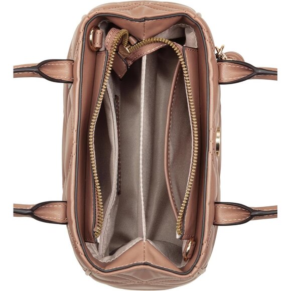 Harland Womens Small Clay Mini Satchel Crossbody with Gold Details - Picture 3 of 3